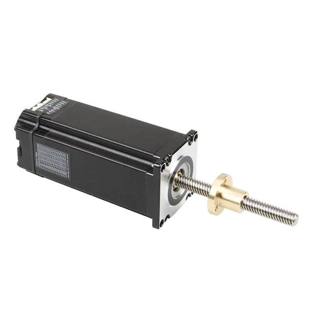 Nema 23 BFISS57-C01A G08 G10 G12 G16 แบบบูรณาการ Linear Stepper Servo มอเตอร์ภายนอกบอลสกรู 57x57xmm CANopen ควบคุม 2.8A 0.55Nm พร้อม Integrated Driver 