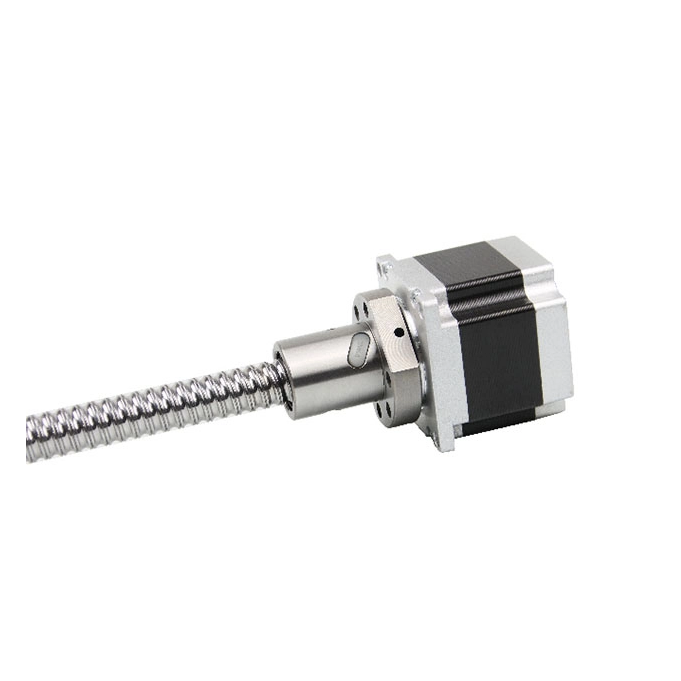 Шарлы бұрандалы сызықты қадамдық қозғалтқыш