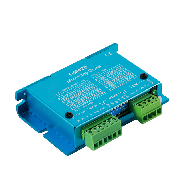DM420 digital stepdriver 0,3A - 2,0A DC18V - 30V til Nema 8 11 14 16 17 stepmotor