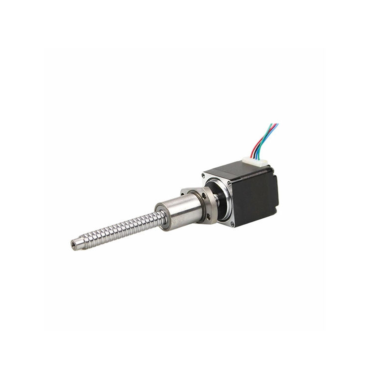 Ball screw linear stepper မော်တာ